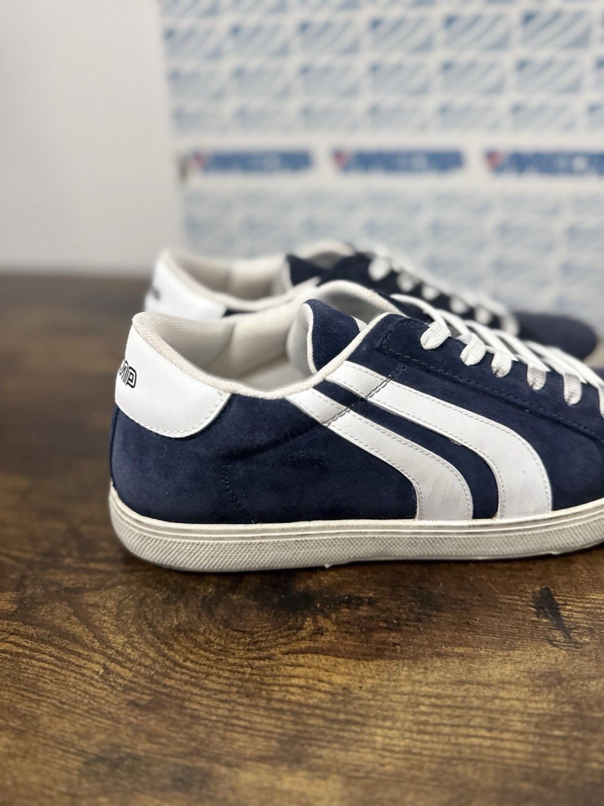 Mecap Sneaker Pelle Suede Blu   Casual 100% Made In Italy Mecap Uomo 44