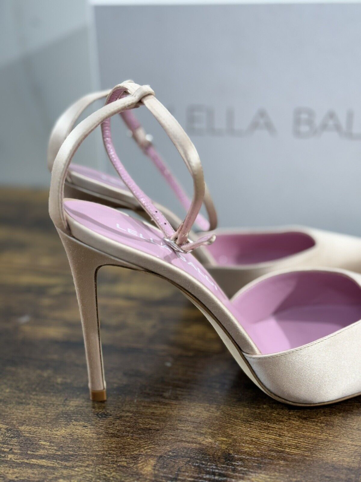 Lella Baldi Sandalo Donna Raso Light Rose    Luxury Woman Sandal 40