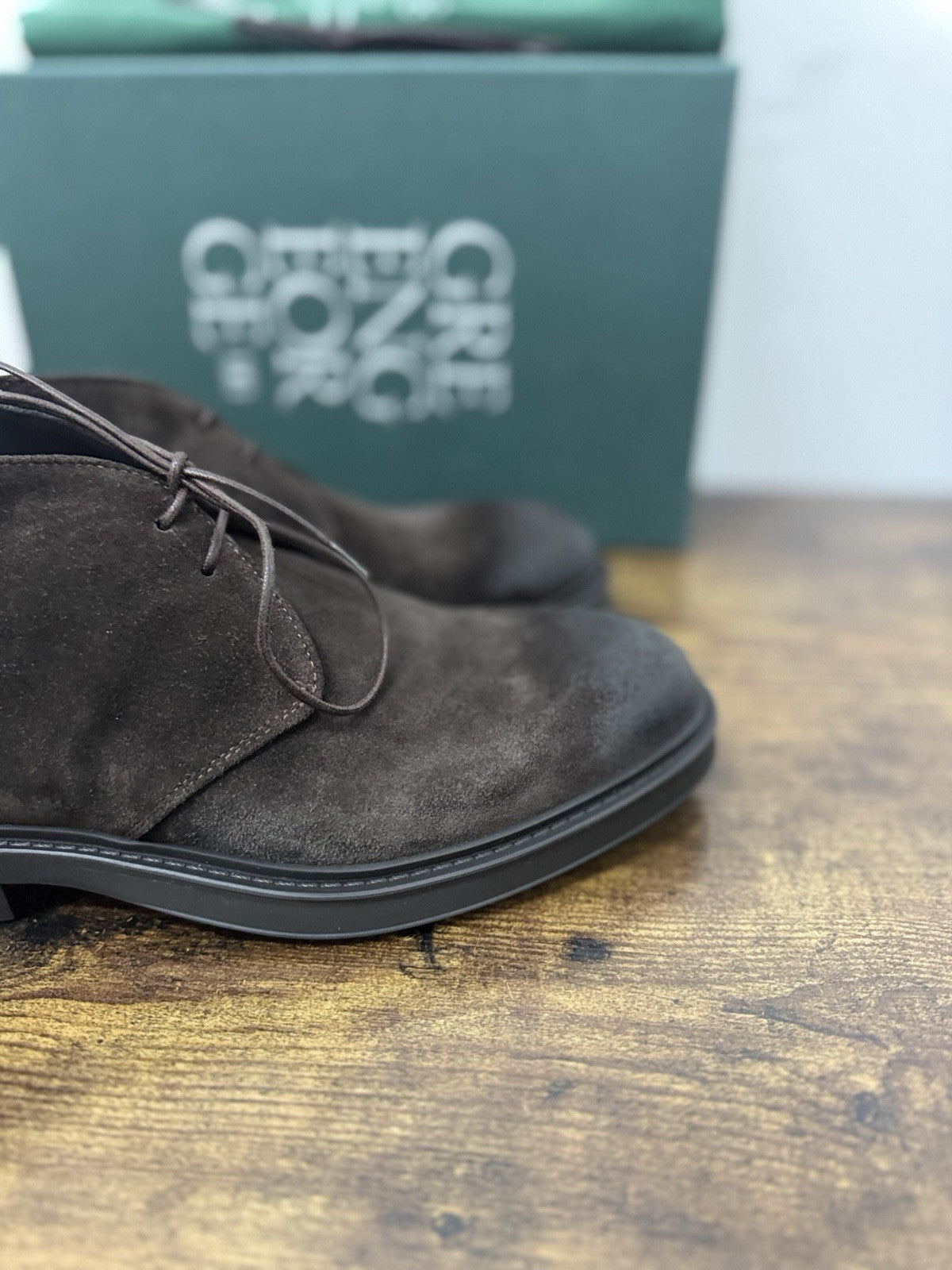 Green George Polacchino Suede T Moro Casual Boot Uomo 43