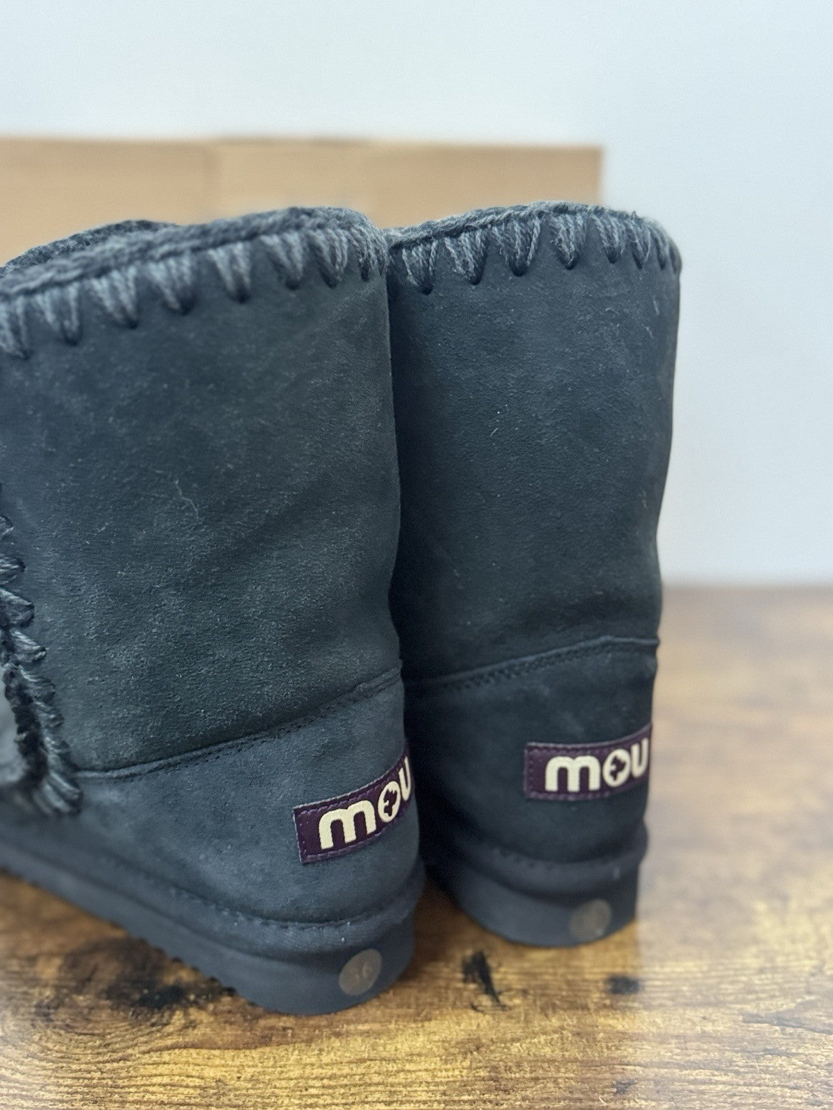 Mou  Eskimo 24 Suede Black  Casual Mou Donna 41