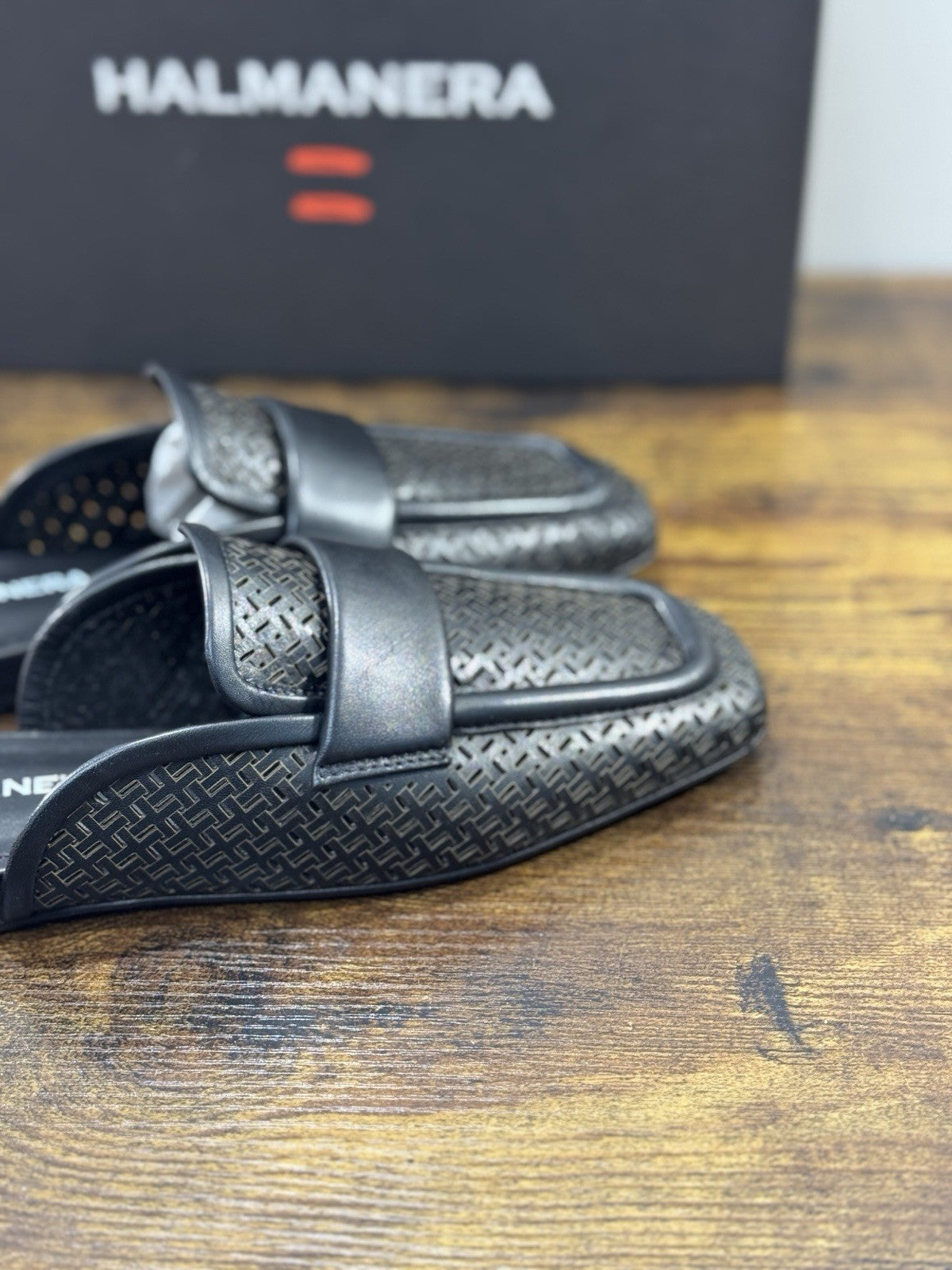 HALMANERA Sabot     Pelle Nero  Mules  Luxury Made In Italy Donna 41