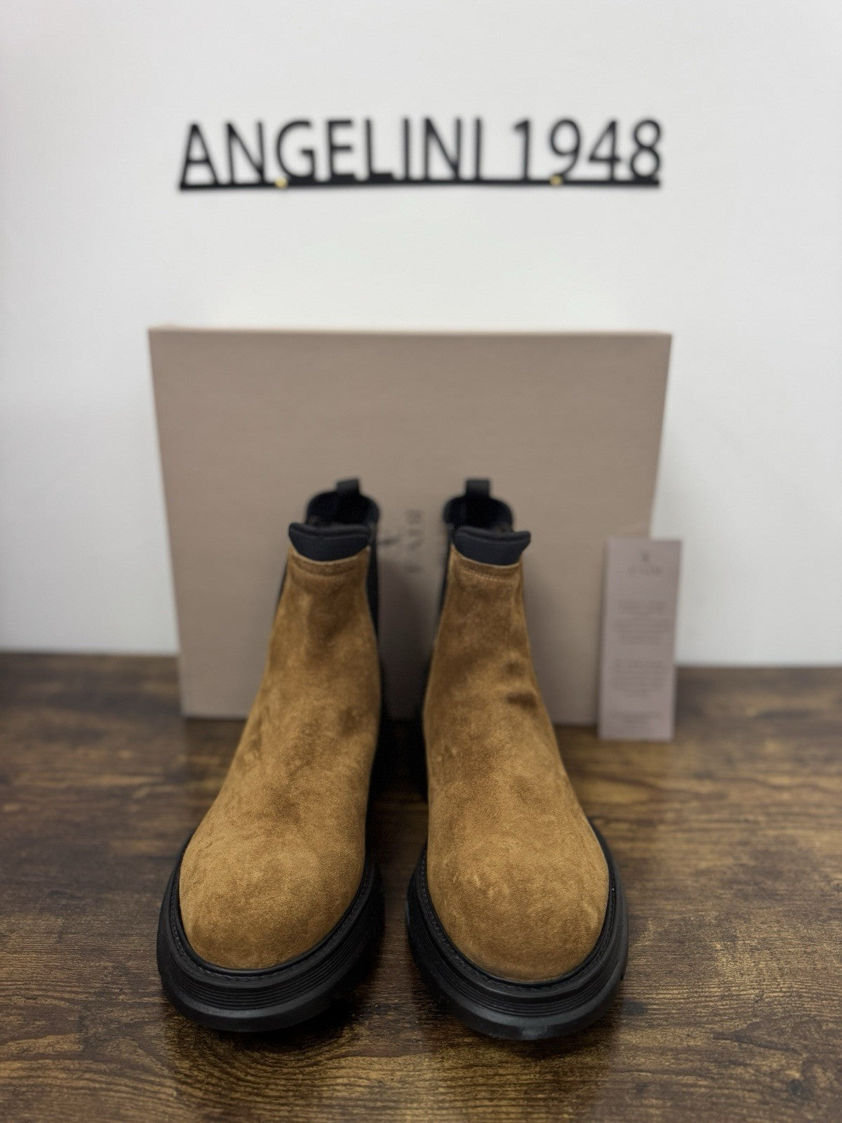 Fabi Chelsea Boot Suede Tabacco Extra Light Casual Fabi Uomo 41