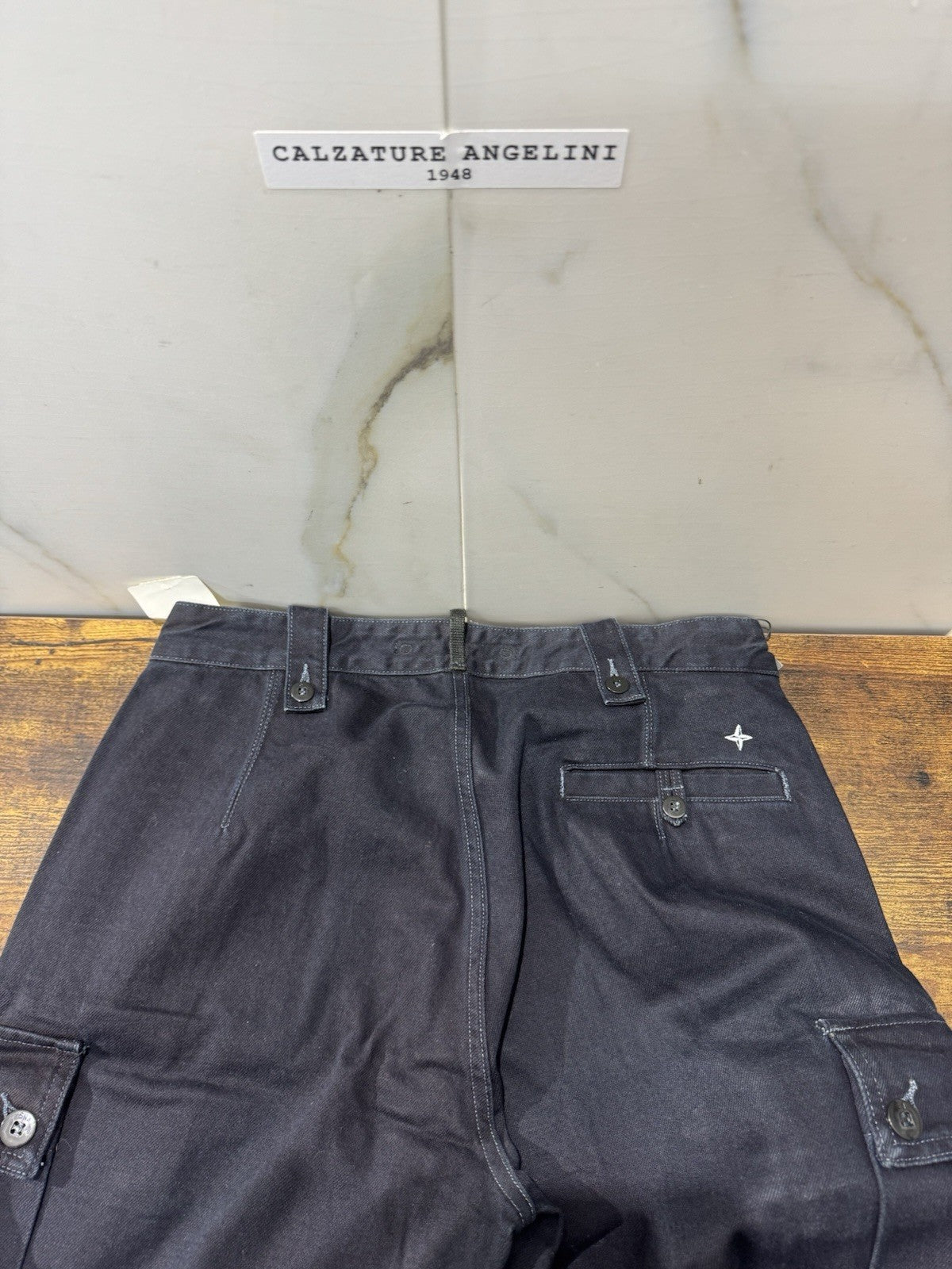 Stone Island Pantalone Cargo Denim Tasconi Limited Stone Island Uomo 46