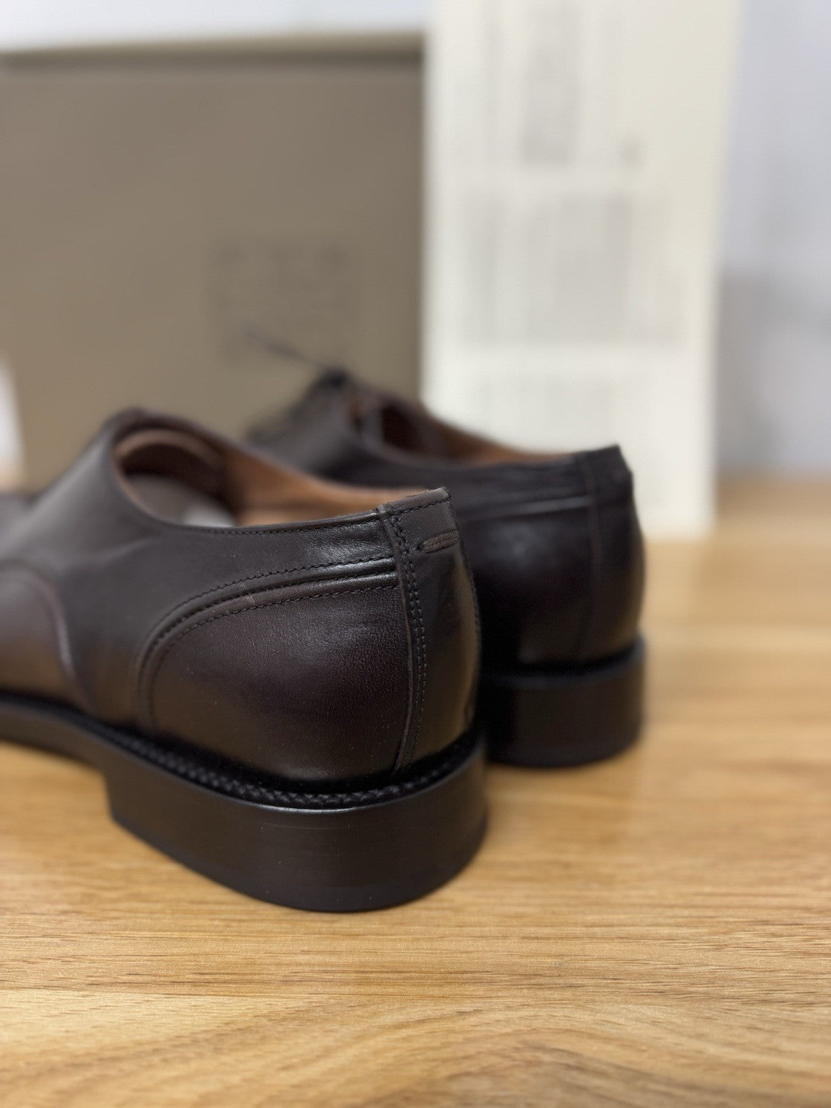 Pantanetti Scarpa Derby Pelle Moka  Casual Uomo 43