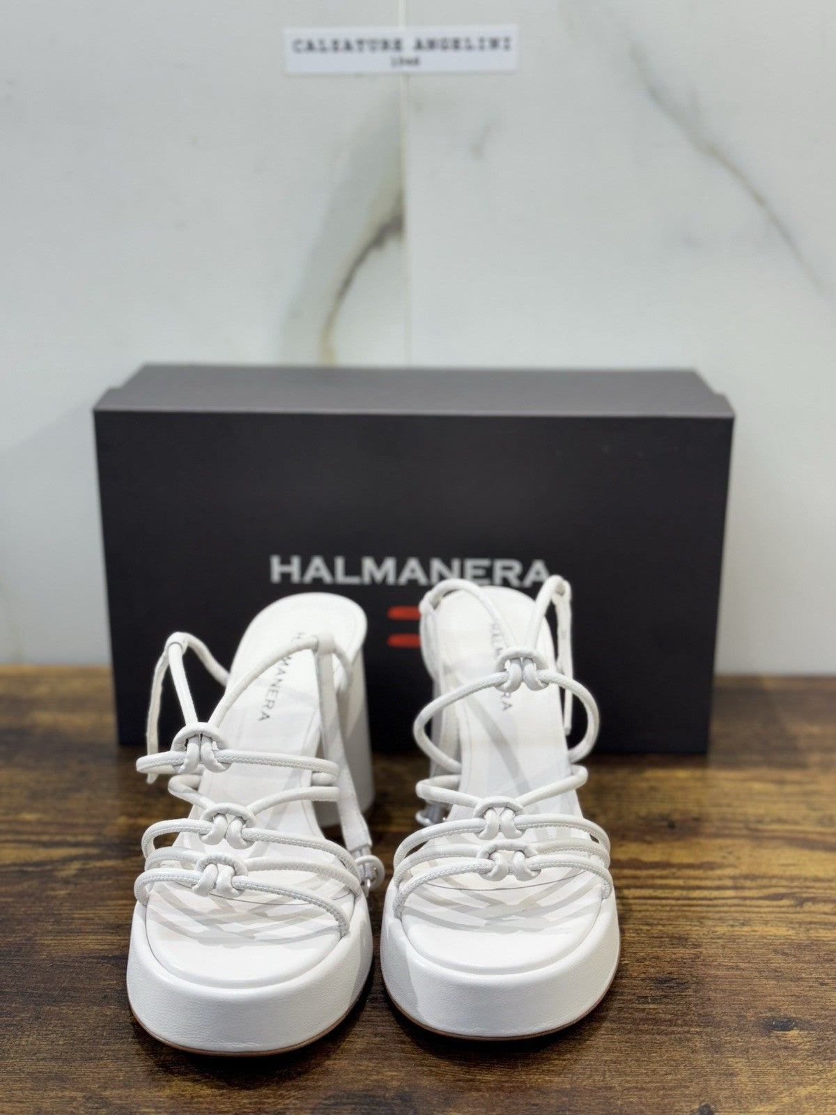 Halmanera Sandalo Pelle Tofu  Con Tacco Causal Halmanera Donna 40