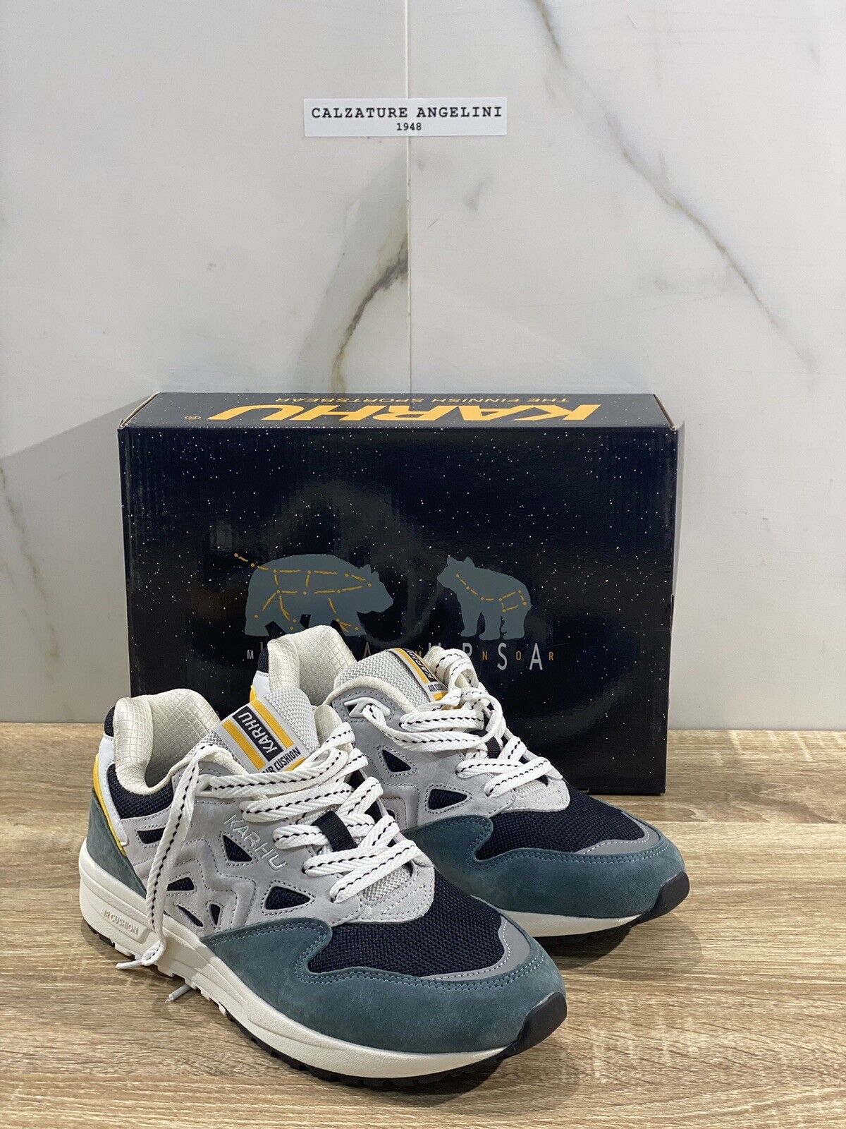 Karhu Legacy 96 Sneaker Uomo Blue White Casual Sneaker 37