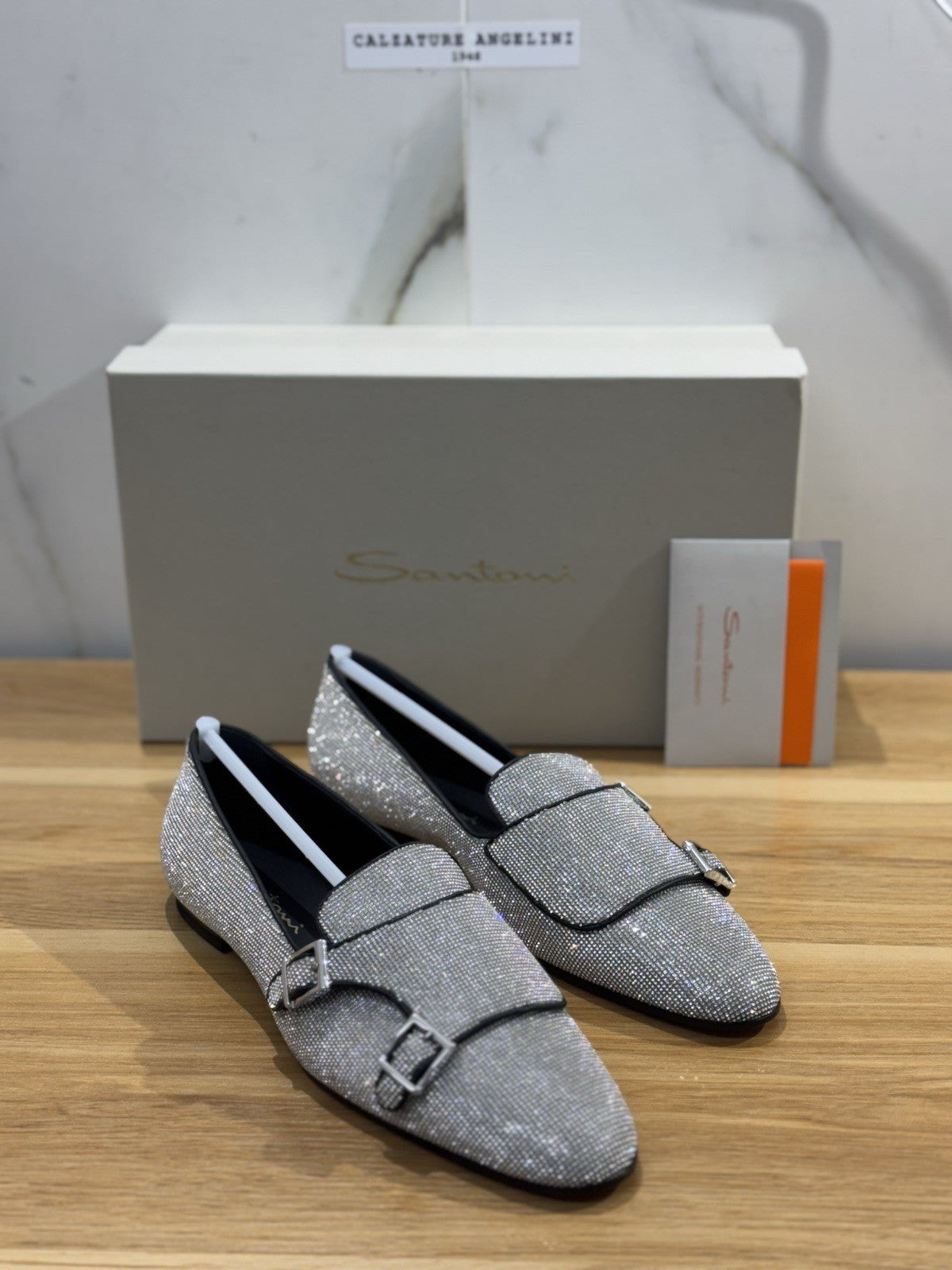 Santoni Mocassino Strass Limited Edition  Luxury Santoni Scarpa Donna 38.5