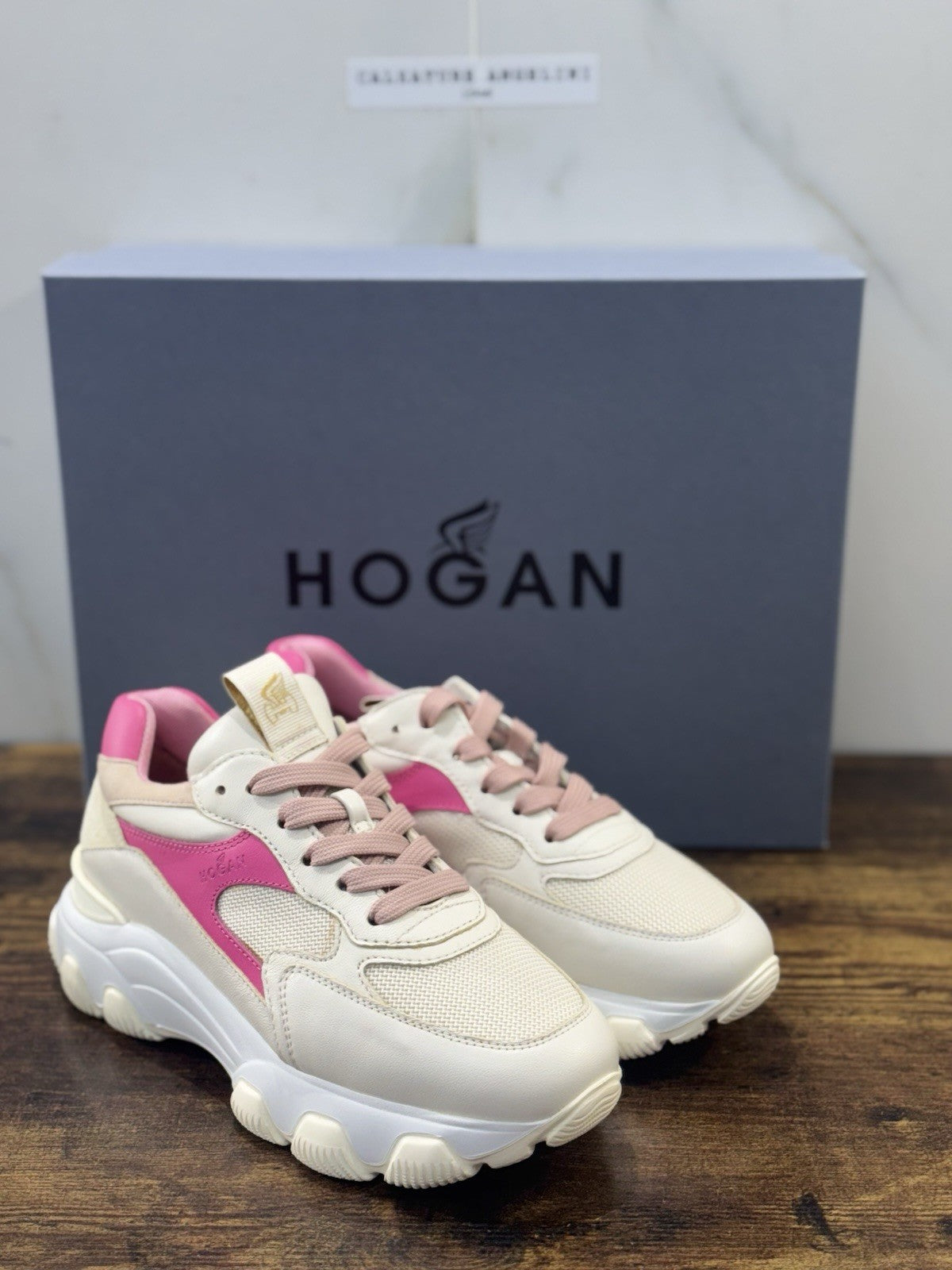Hogan Hyper Active  Donna Sneaker Panna   Memory Foam Luxury Hogan Woman  36