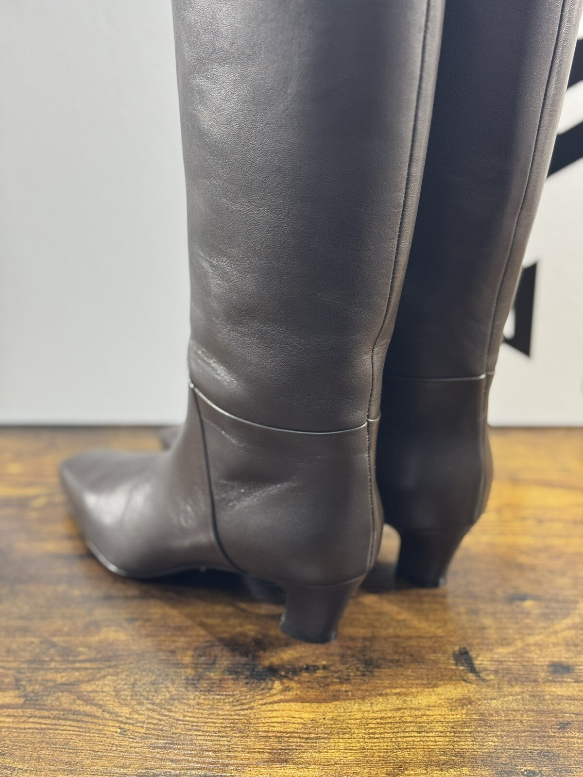 Giampaolo Viozzi Macys Stivale A Tubo Pelle Moro   Luxury Boot Woman 40