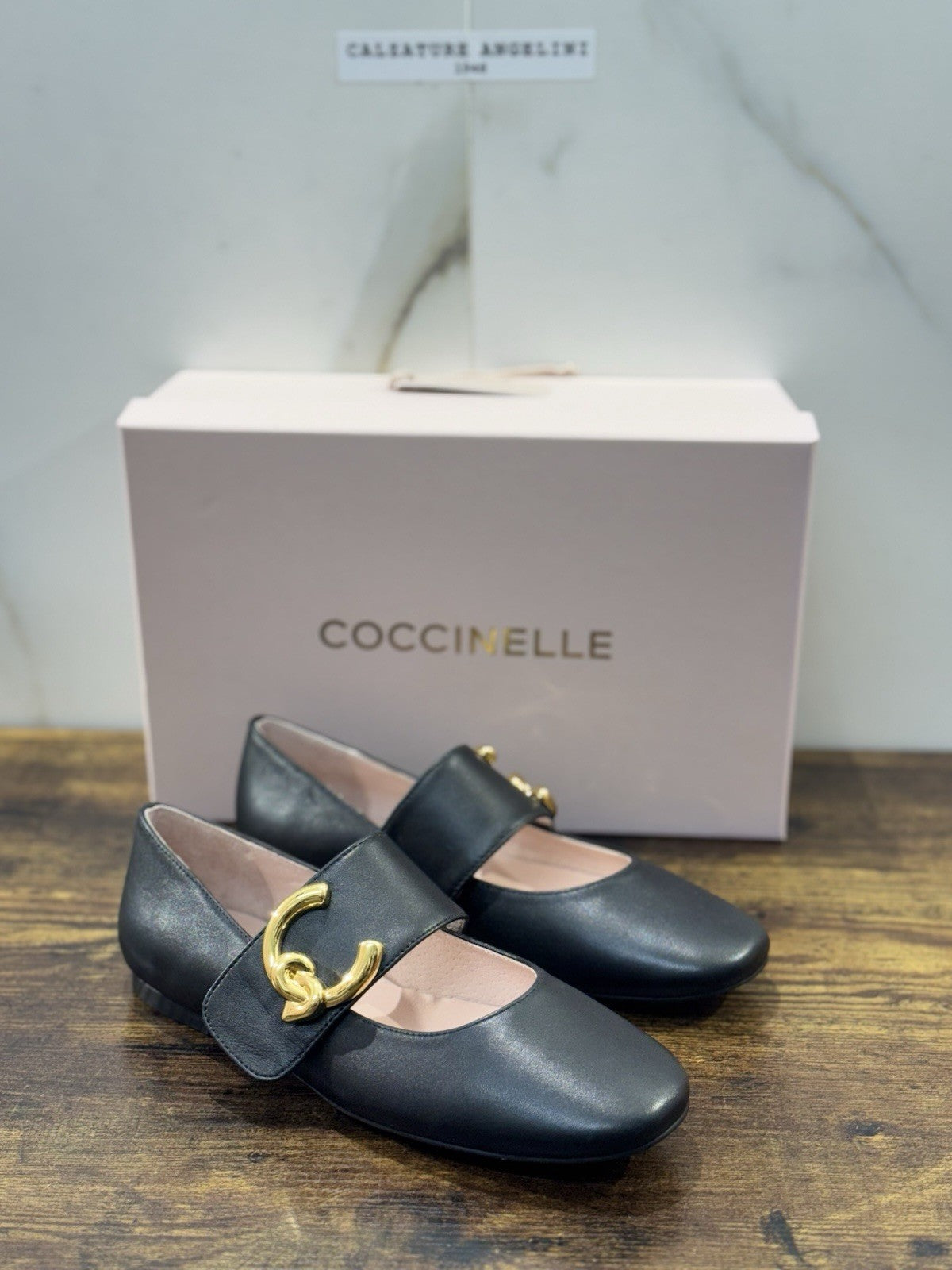 Coccinelle Ballerina  Pelle Nero  Casual Scarpa Coccinelle Donna 40