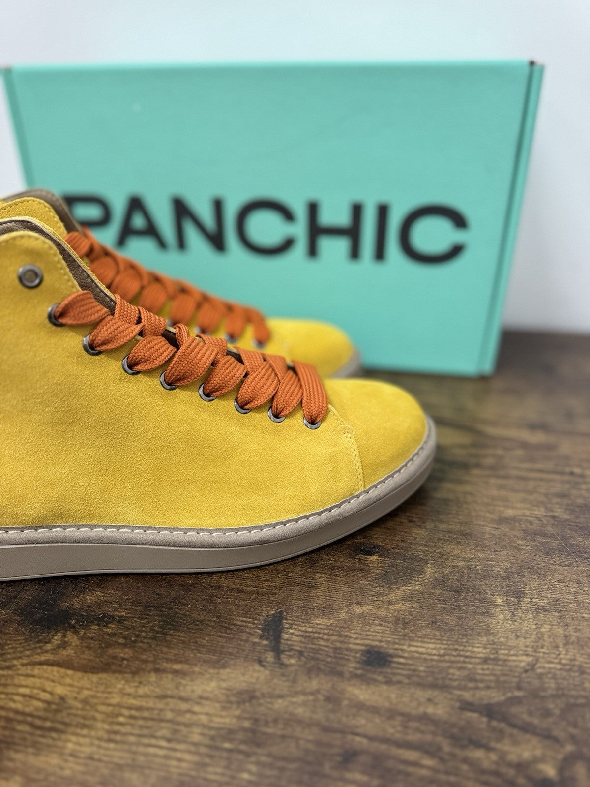 Panchic Ankle Boot Suede Citron  Casual Boot Uomo 44