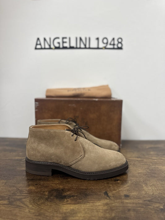 Berwick 1707 Polacchino Tabacco  Suede Fondo Vibram Uomo 43