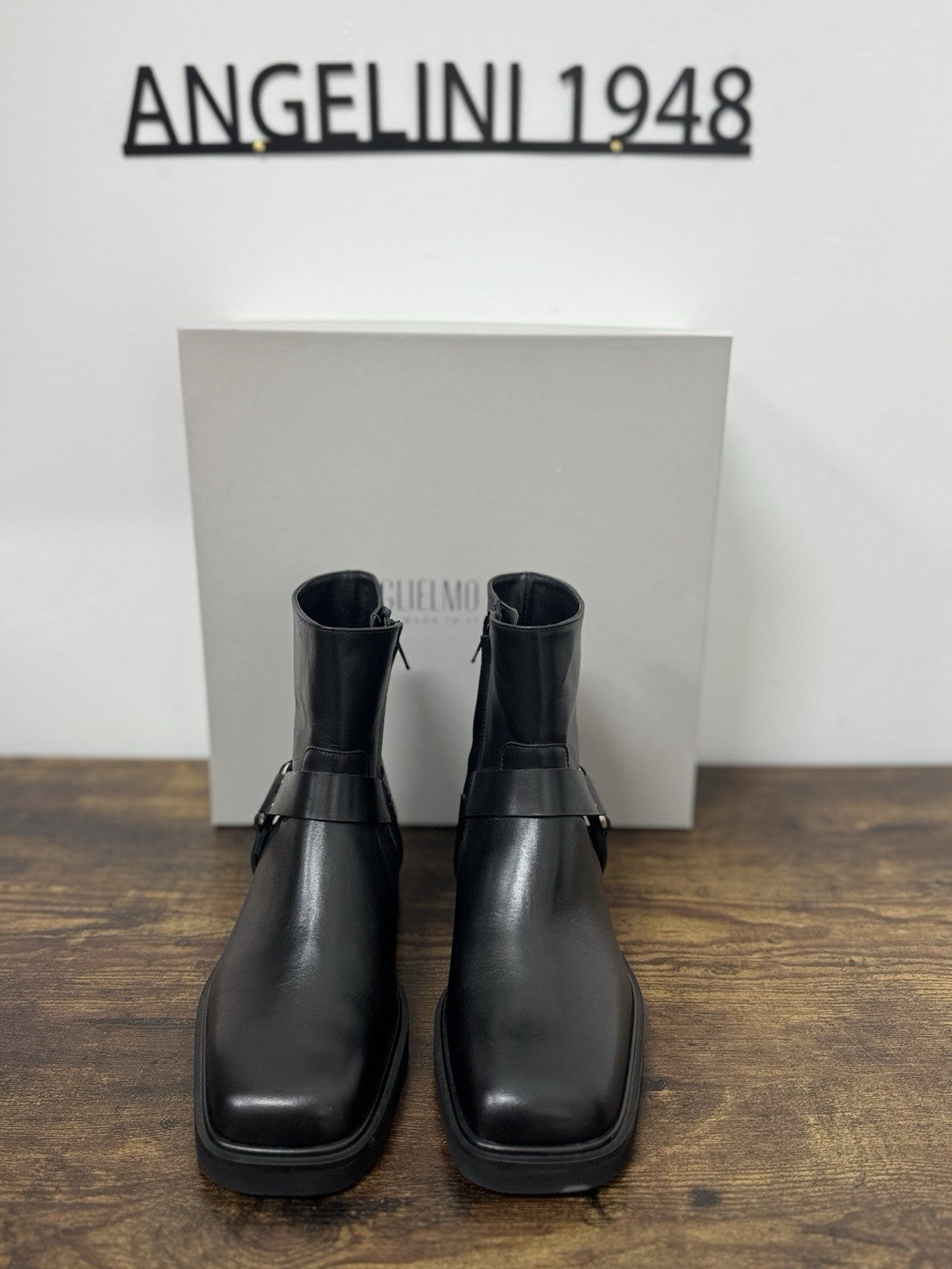 Guglielmo Rotta Stivaletto Ranch Pelle Nero Causal Boot Donna 40