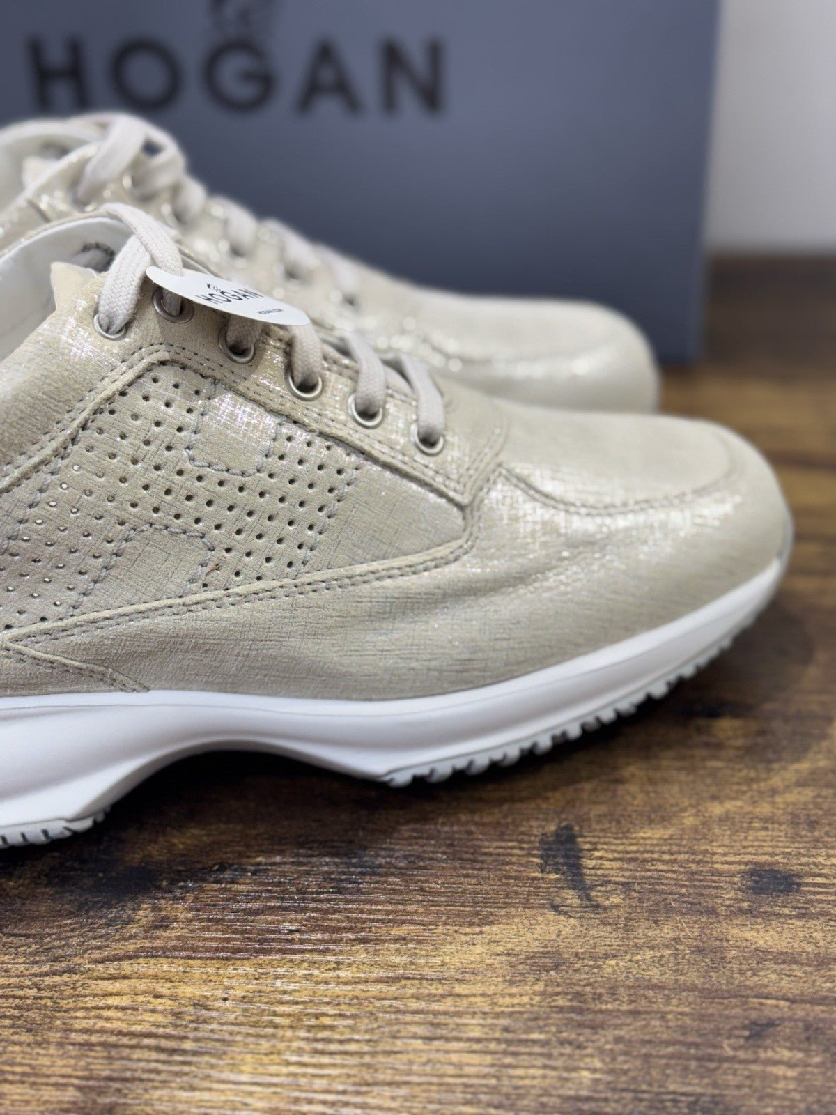 Hogan Interactive Pelle Ghiaccio H Traforata   Casual Hogan Donna 38.5