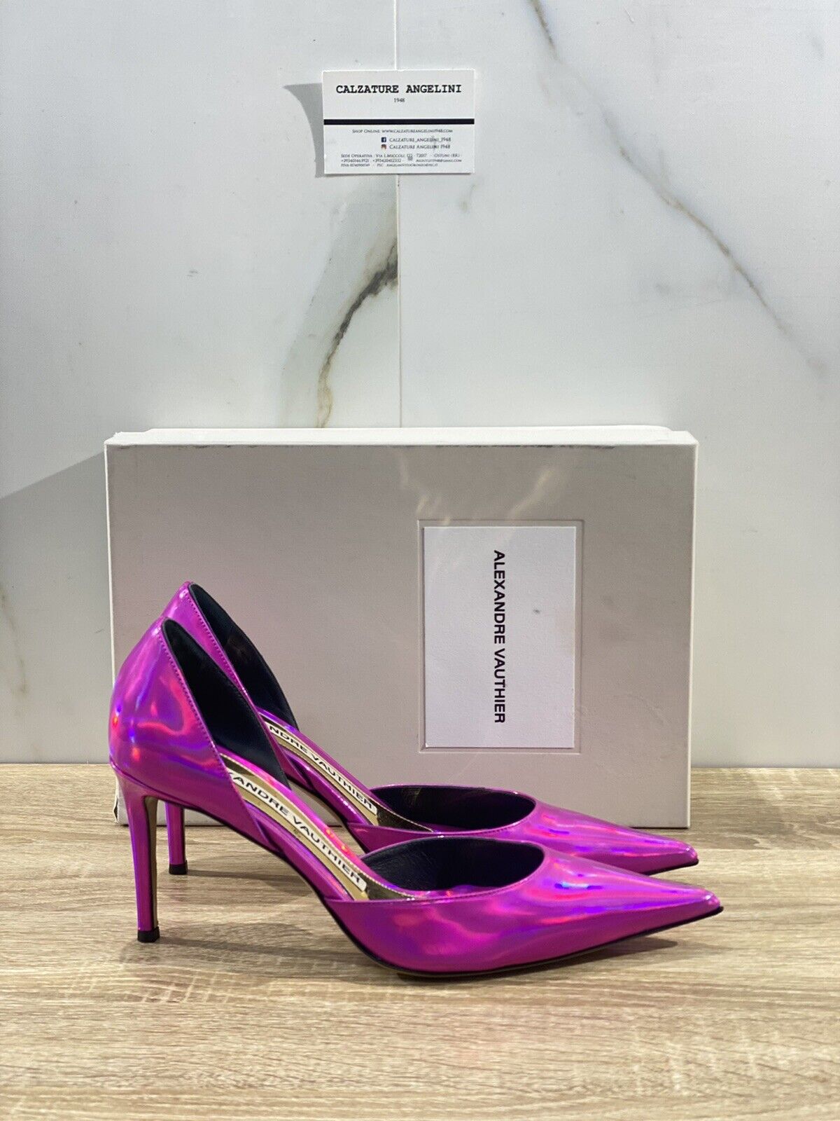 Alexandre Vauthier raquel 85 decollete’ donna fuxia luxury shoes 39