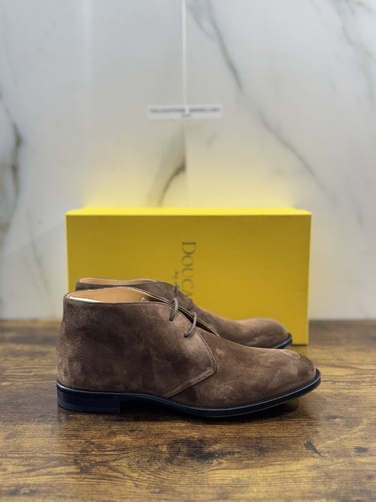 Doucal’s Polacchino Suede Marrone   Luxury Doucal’s Scarpa Uomo 43