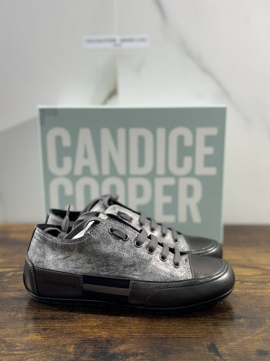 Candide Cooper Sneaker Donna Nero Silver  Casual Shoes 37