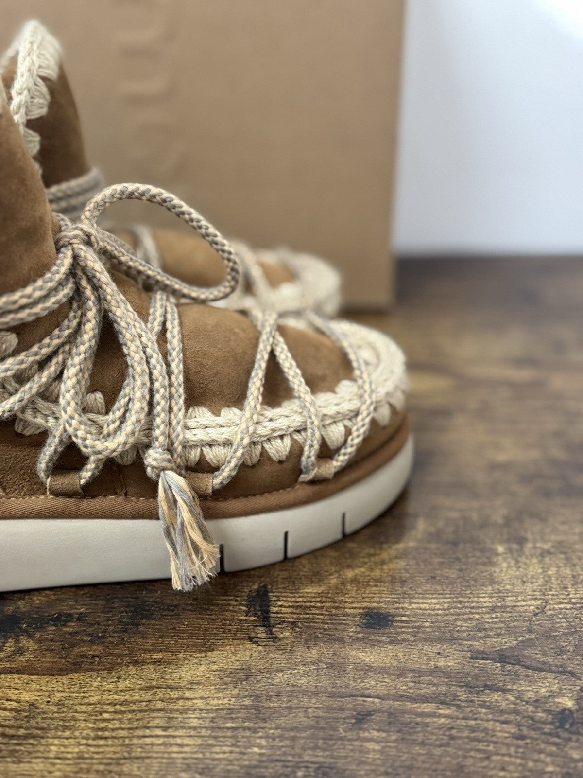 Mou Bounce Boot  Suede Cognac Casual Mou Boot Donna 38