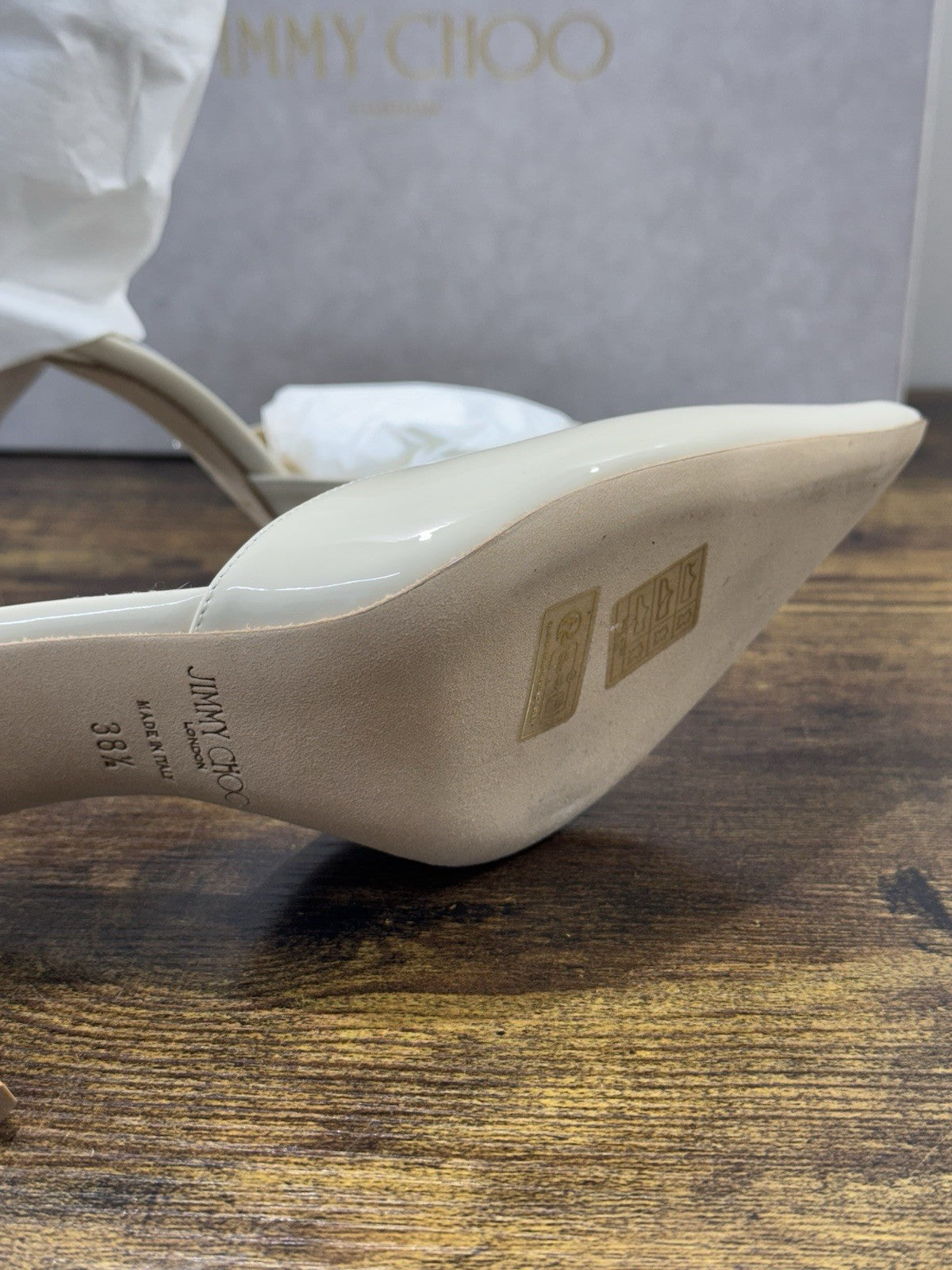 Jimmy Choo Saeda 85? Sandalo Luxury Jimmy Choo Scarpa Donna 38.5