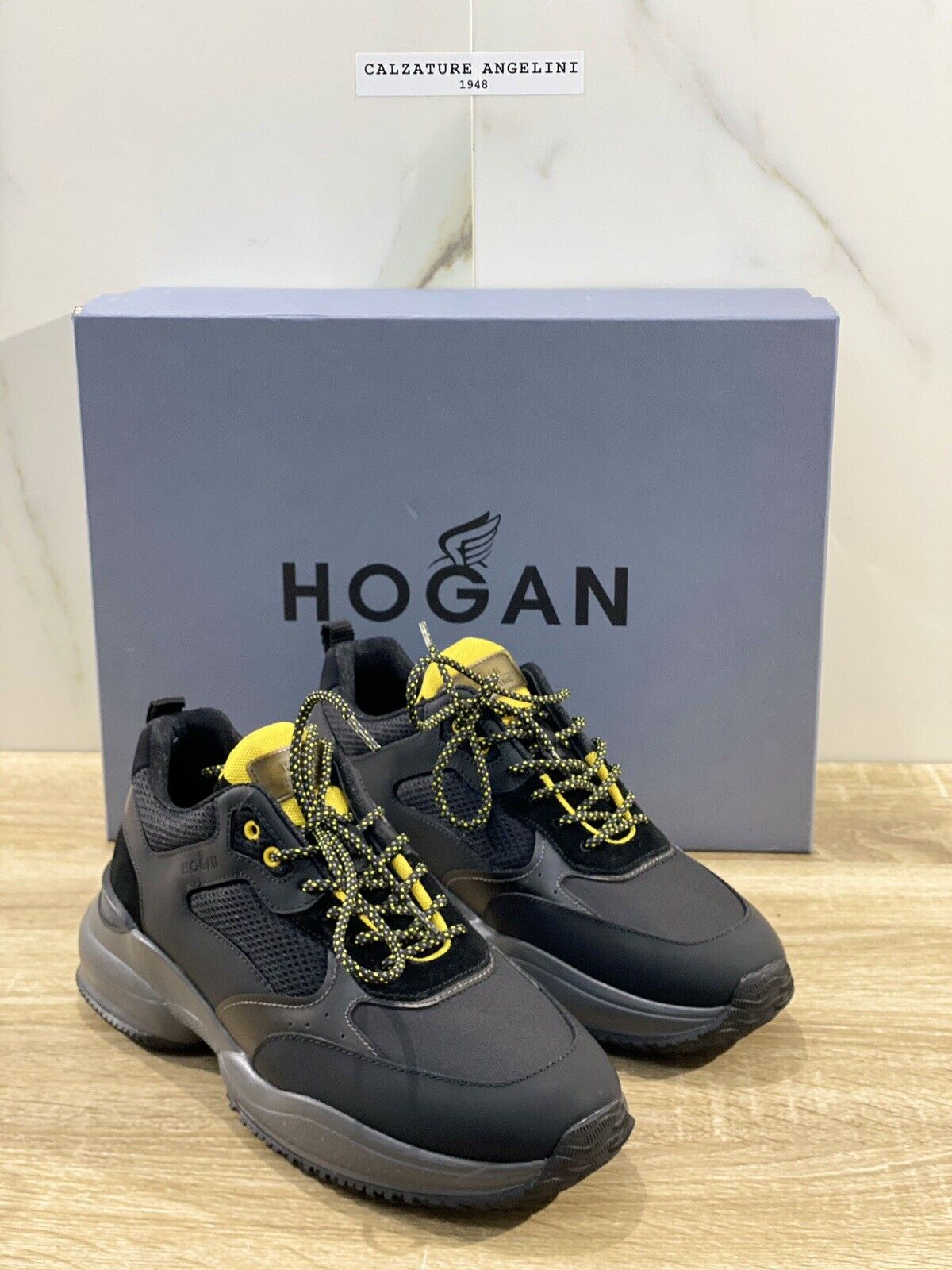 Hogan Interaction uomo sneaker Nero casual hogan men shoes 40