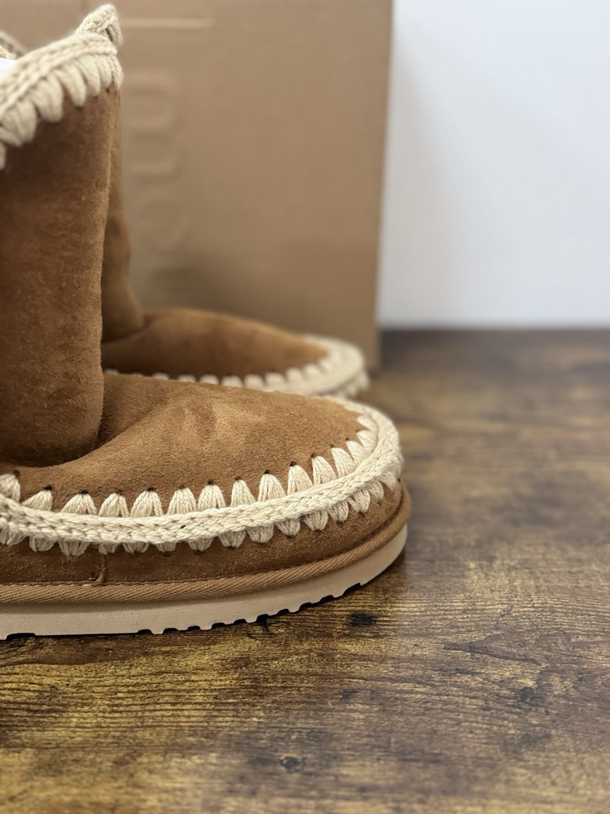 Mou Eskimo 24  Suede Cognac Casual Mou Boot Donna 41