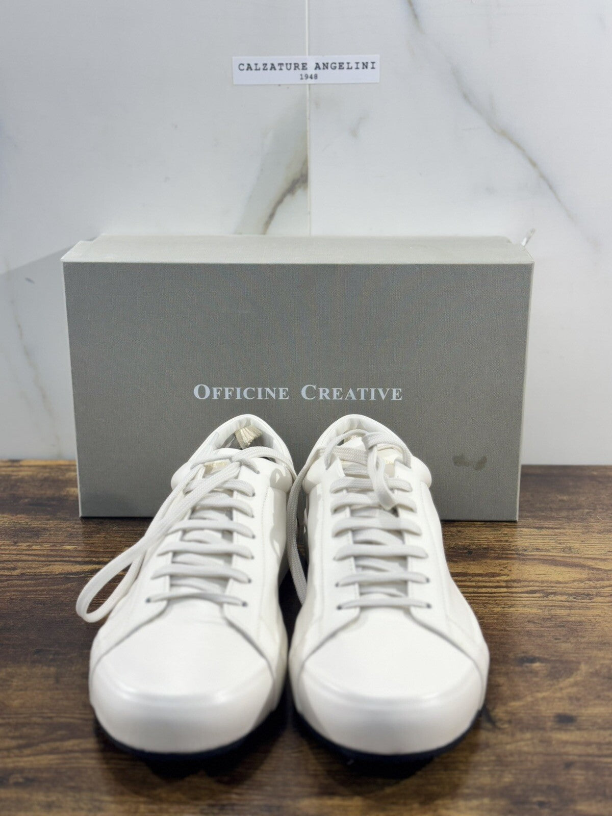 Officine Creative Easy  Sneaker Uomo Pelle Burro  Luxury Soft Fondo Gomma 46