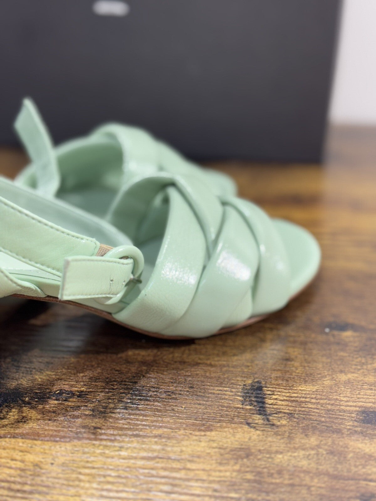Halmanera Sandalo   Donna Goss        In Pelle Aloe  Soft  Luxury Shoes 36
