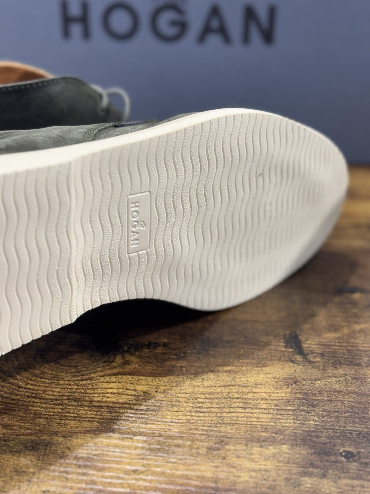 Hogan H633 Polacco Suede Muschio   Memory Foam Casual Hogan Uomo 41.5