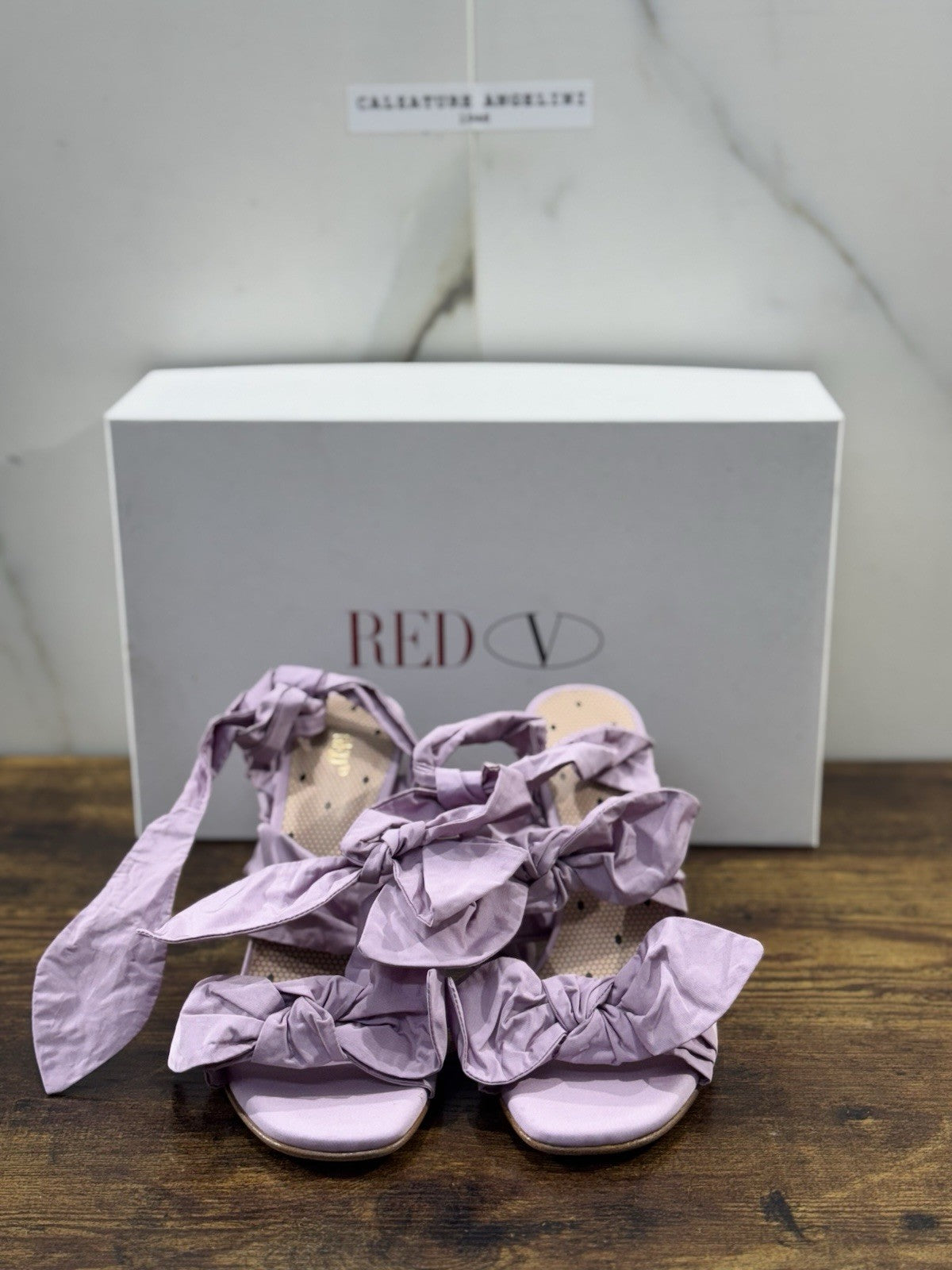 Red V Sandalo Sorbet  Luxury Sandal Valentino Donna 37.5