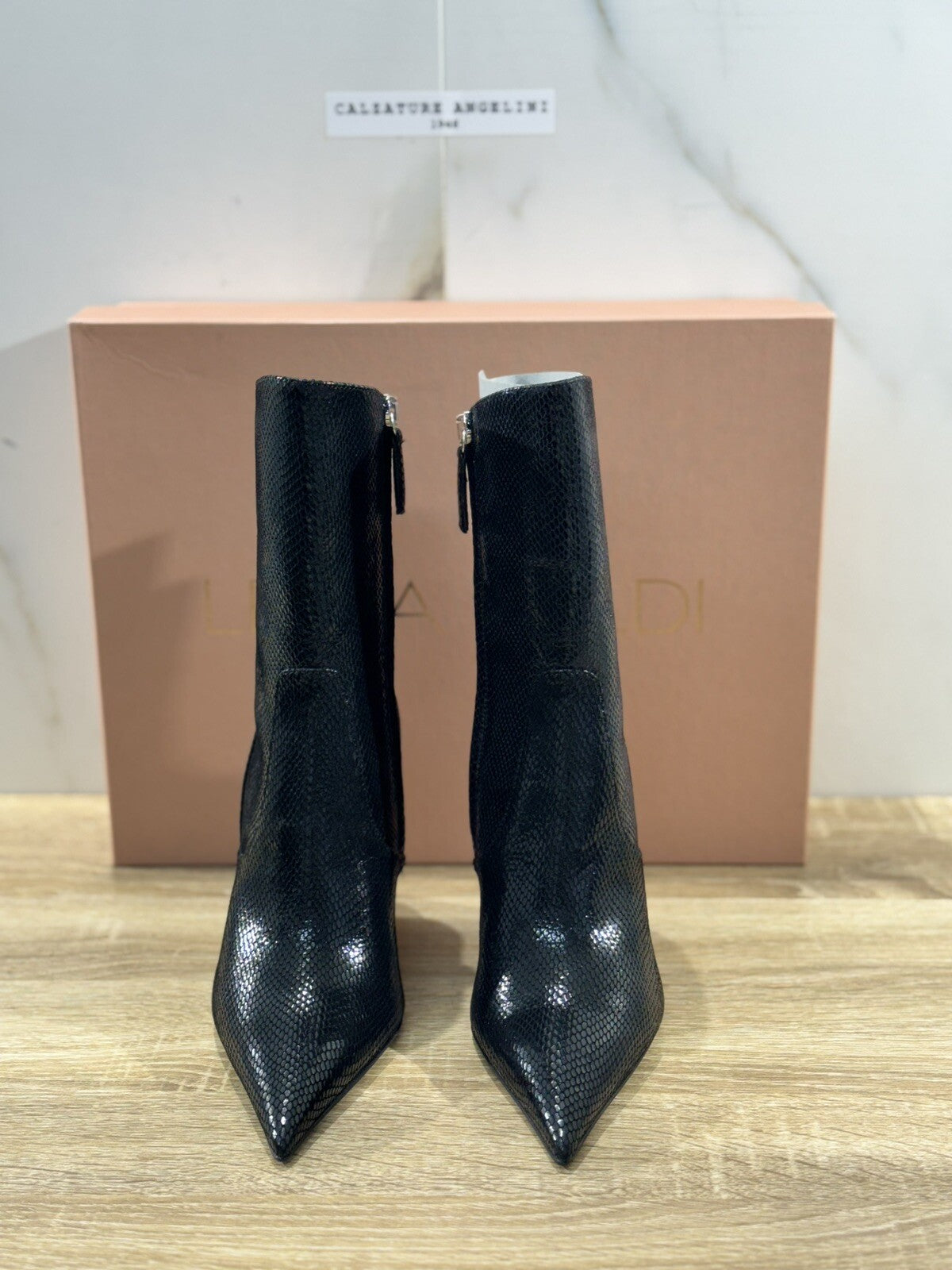 Lella Baldi Stivale Donna LT771  Pelle Nero  Luxury Woman Boot Lella Baldi 36