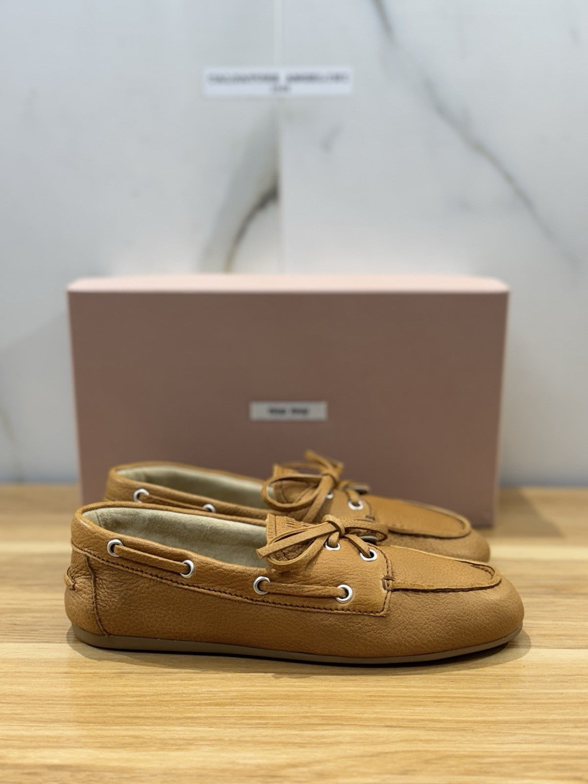 Miu Miu Mocassino Pelle Cuoio Luxury Miu Miu Donna 39