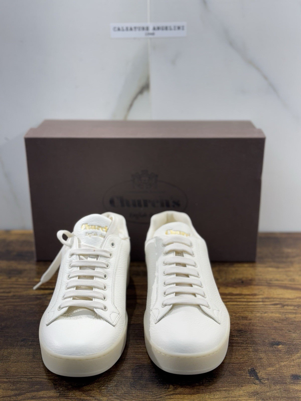Church’s Ludlow Sneaker Pelle Cervo Ivory   Luxury Uomo 40