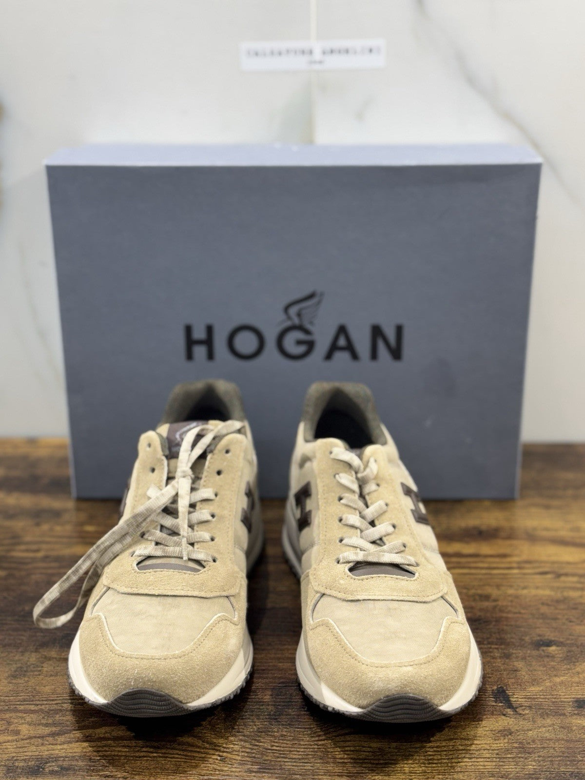 Hogan Interactive 3 D  Pelle  Suede Beige   Uomo 42