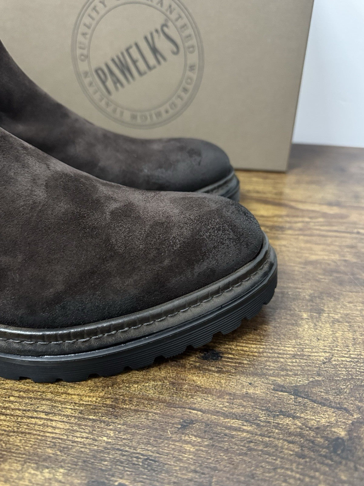 Pawelk’s Chelsea Boot  Suede Marrone Extra Light     Casual Boot Uomo 39