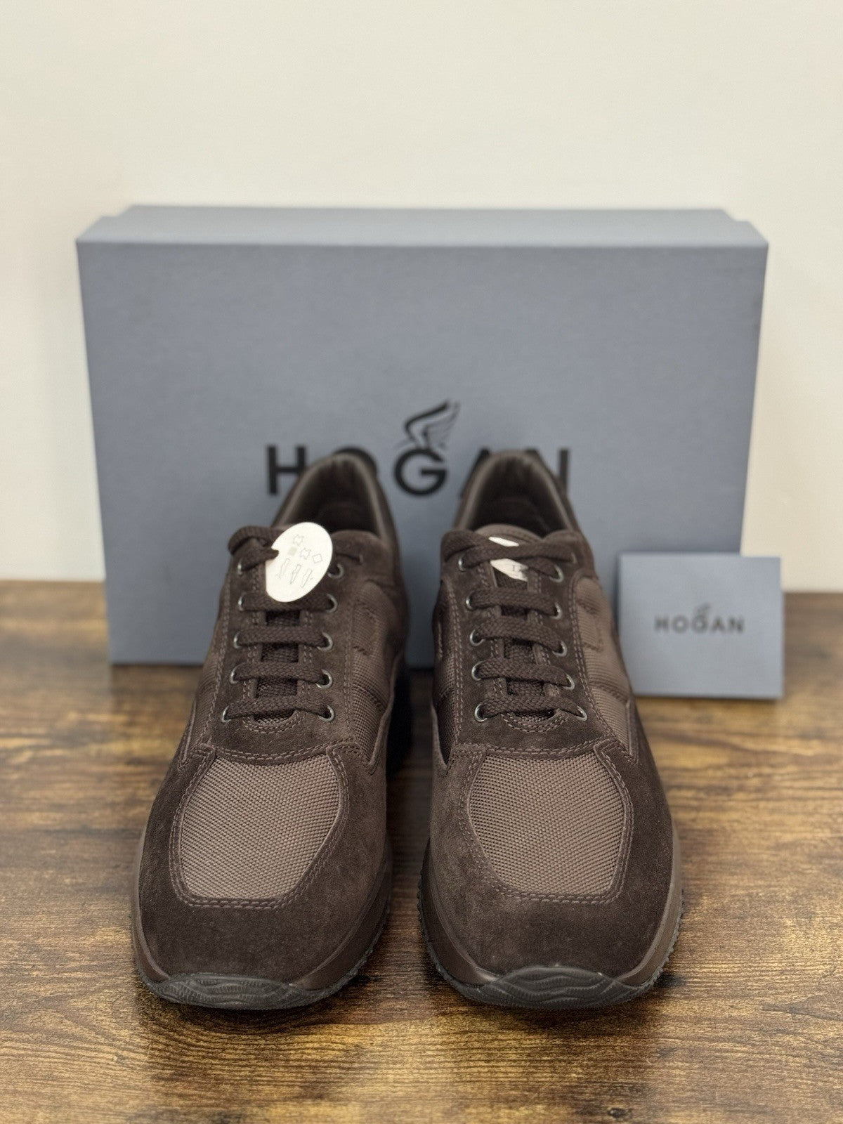 Hogan Interactive Icon Pelle Testa Moro Casual Sneaker Hogan Uomo 41