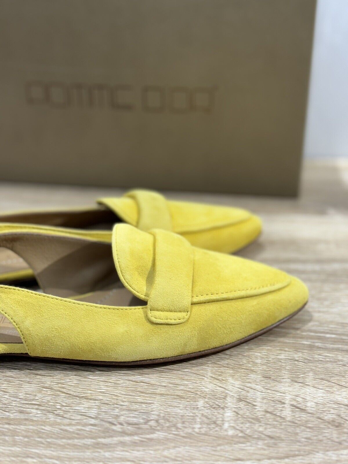 Pomme D’or Sling  Back Donna Suede Giallo Luxury Handmade Woman Pomme D’or 37