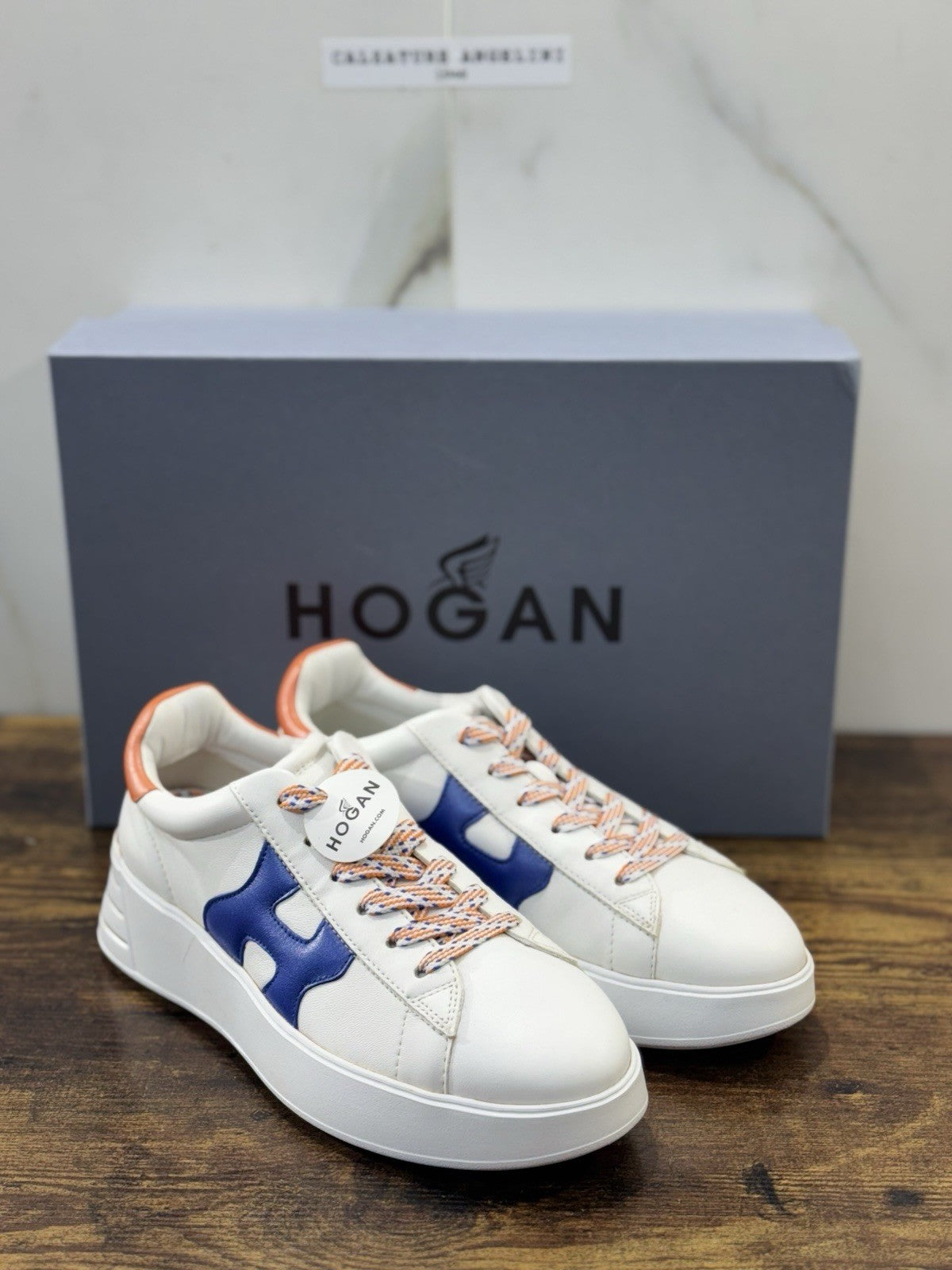 Hogan Rebel H564 Sneaker Pelle Bianca Casual Hogan Donna 35