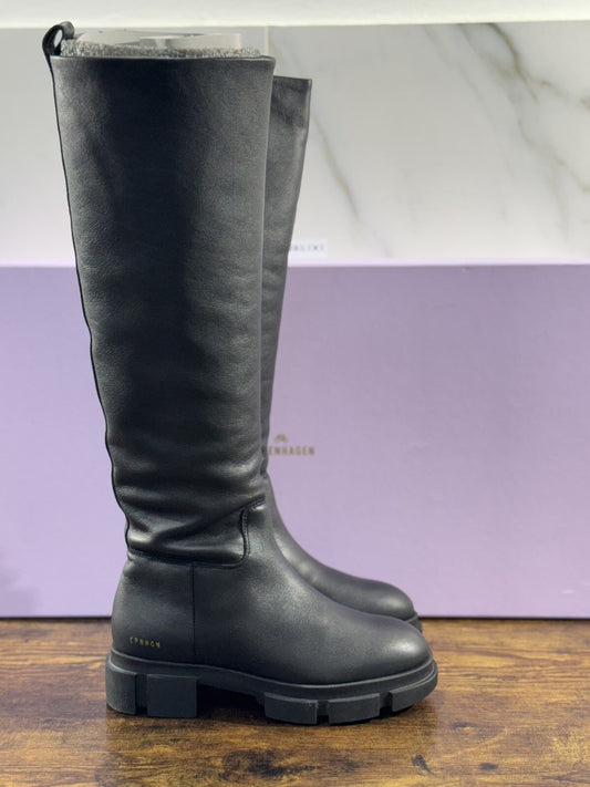 Copenhagen Stivale Combat Donna Pelle Nera       Casual Boot 36