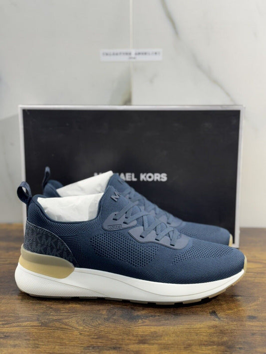 Michael Kors Sneaker Uomo Trevor Slip In Trainer Blu Casual 46