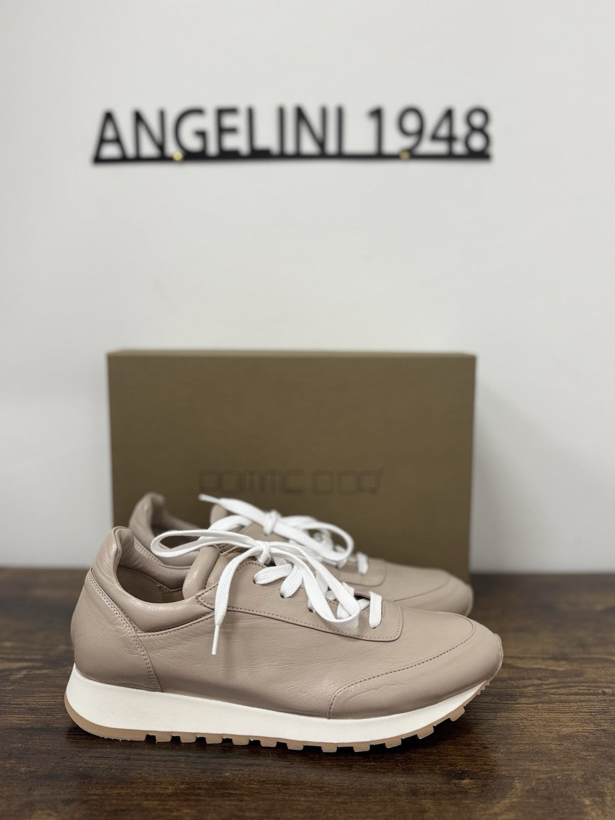 Pomme D’or Sneaker Pelle Sand Super Soft Fondo Vibram Donna 41