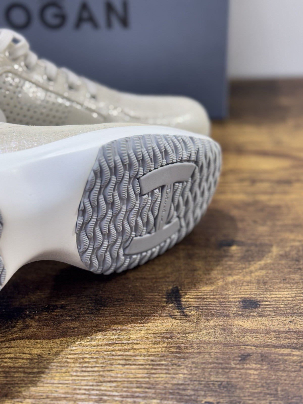 Hogan Interactive Pelle Ghiaccio H Traforata   Casual Hogan Donna 40