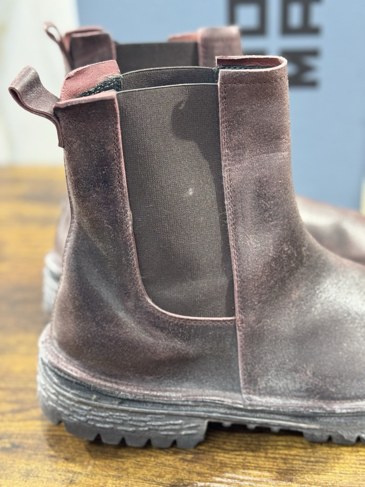 Moma Chelsea Boot Bordo’ Fatto A Mano In Italia Luxury Moma Boot Donna 41