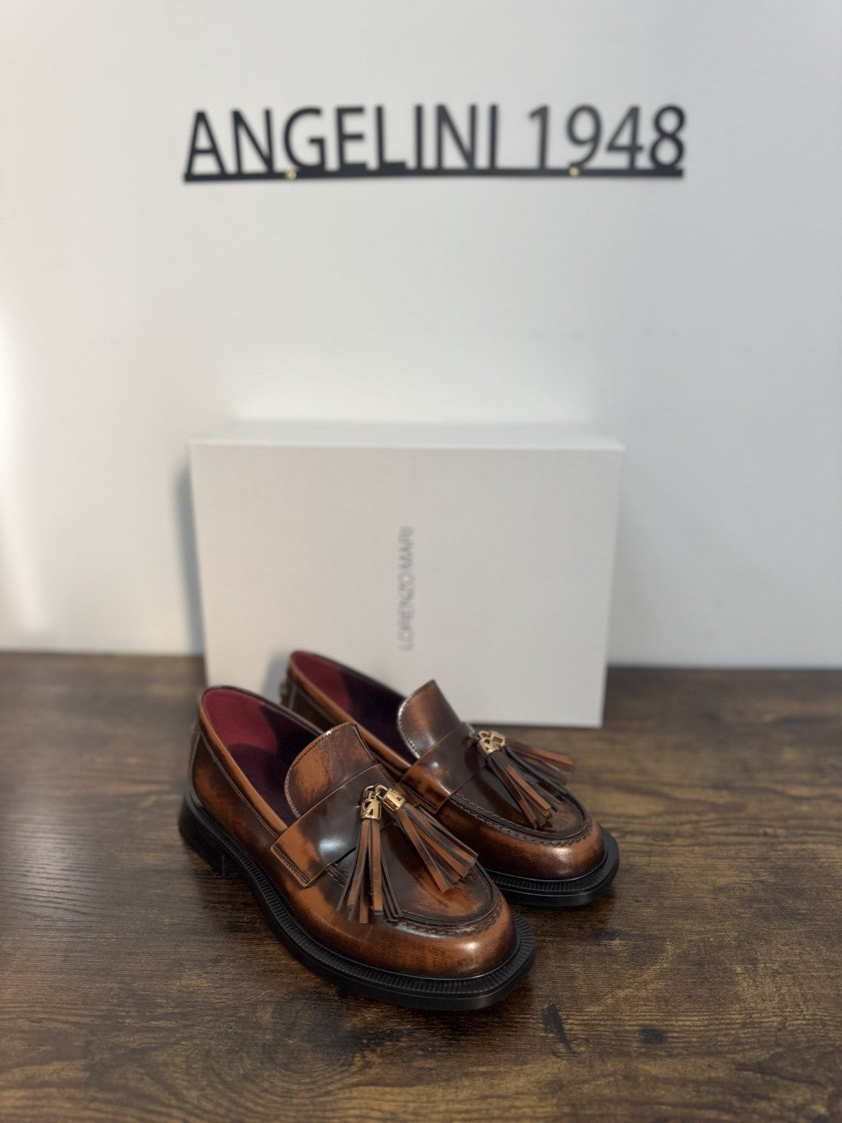 Lorenzo Mari Mocassino Pelle Cuoio Casual Donna 36