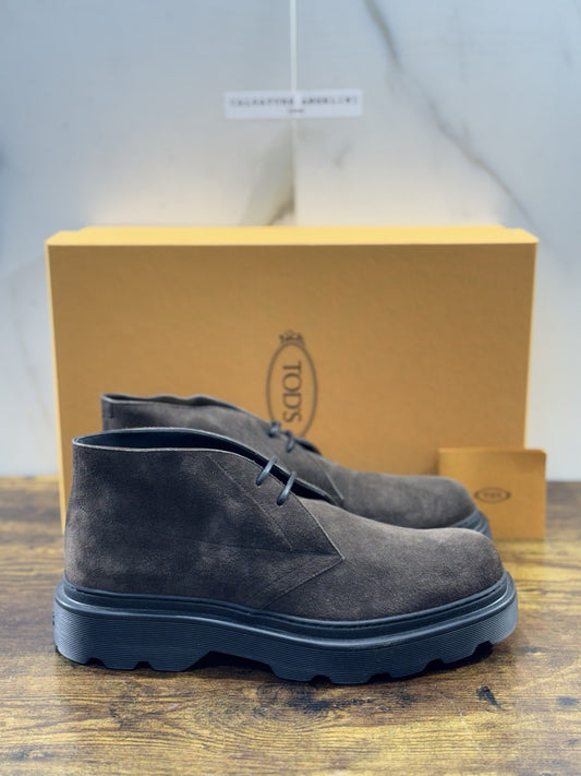 Tod’s Polacco Suede Testa Moro Commando   Extra Light Luxury Tod’s Uomo 42