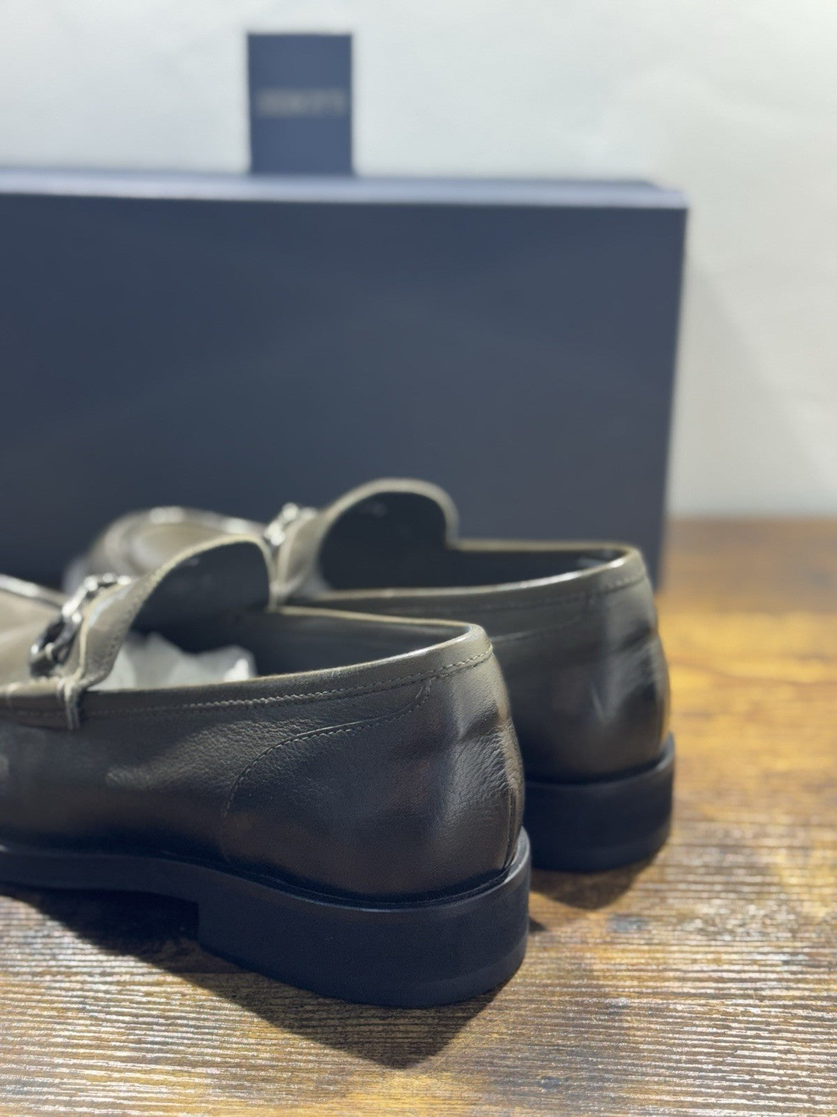 Seboy’s Mocassino Pelle Oliva   Extra Light Made In Italy Uomo 41.5