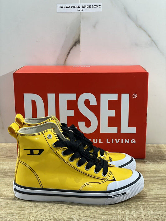 Diesel Sneaker donna S- A thos Mid W Lemon Casual Hi top Sneaker Diesel 37