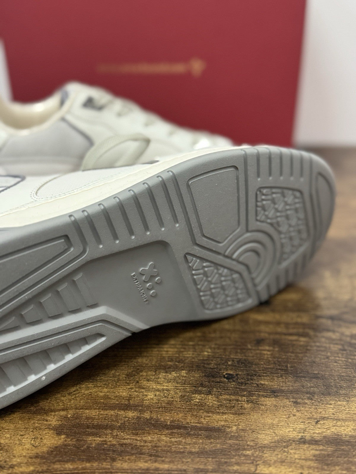 Ama Brand Sneaker Pelle Bianco Casual Made In Italy Uomo 45