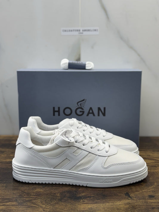 Hogan H630 Sneaker Pelle Bianca Memory Foam Scarpa Hogan Uomo 44