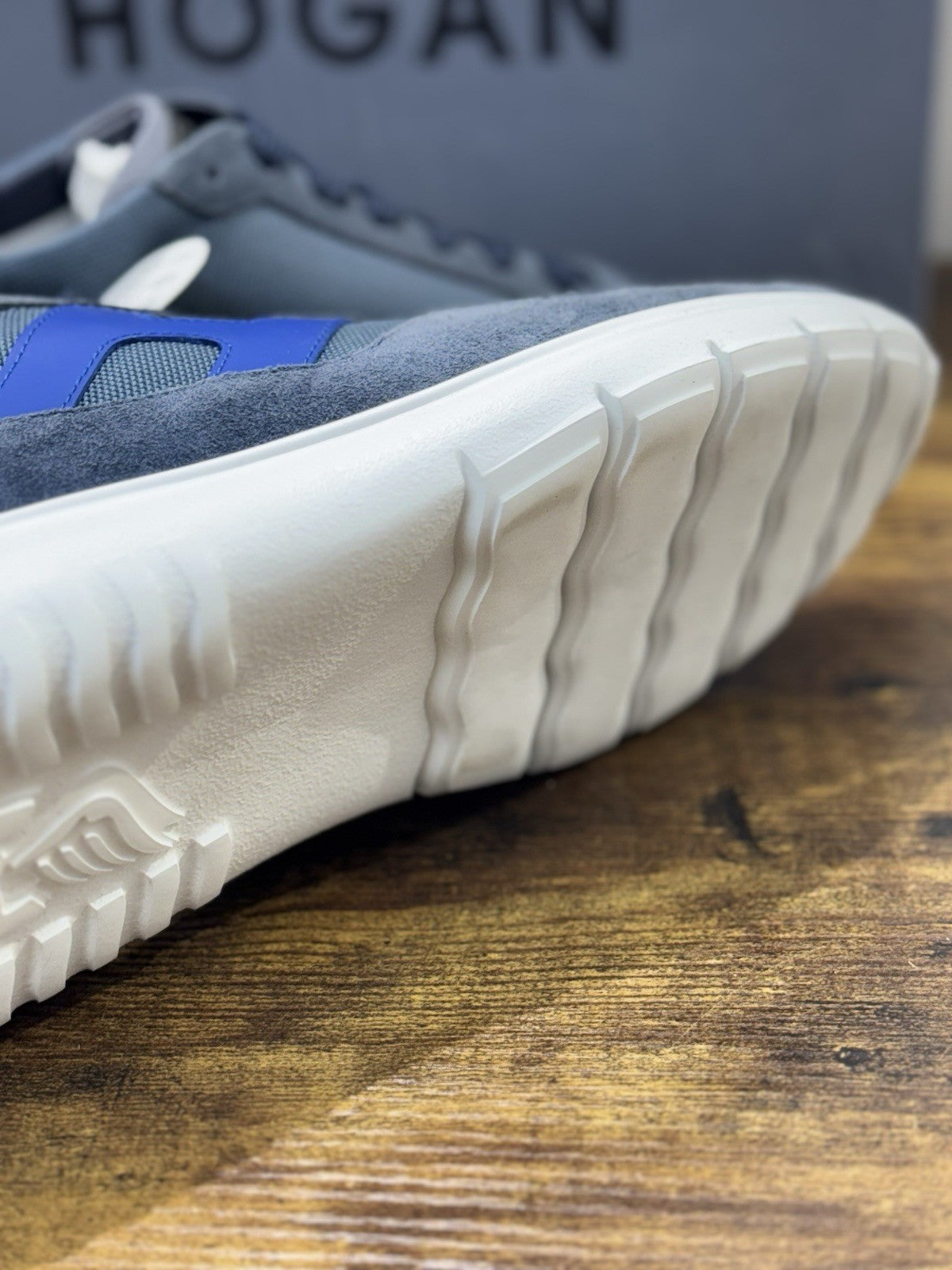 Hogan Interactive 3 Suede Blu Casual Hogan Uomo 44