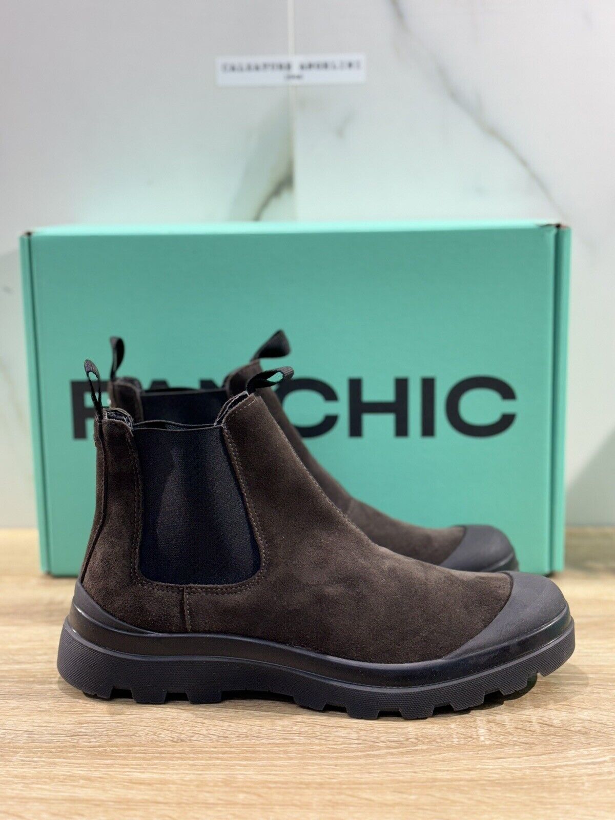 Panchic Beatle Boot Uomo Suede Marrone Causal Boot Men Panchic 41